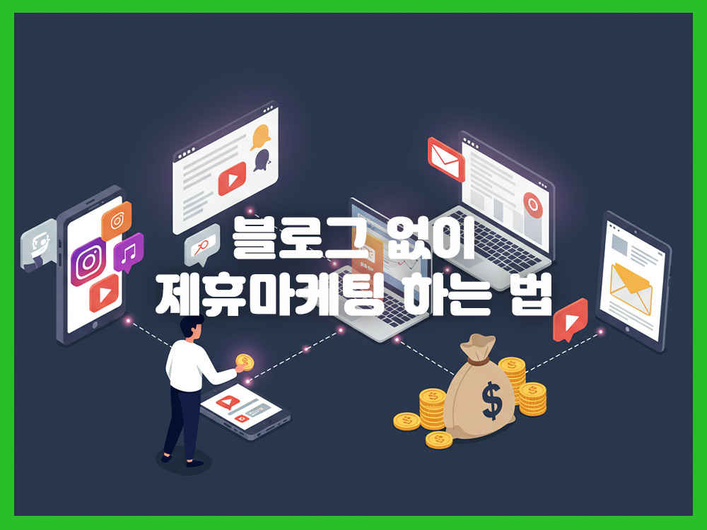 블로그 없이 제휴마케팅으로 수익 내는 비결