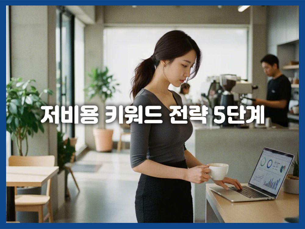 저비용 키워드 전략 5단계: 광고비 최소화 마케팅 고효율 달성법
