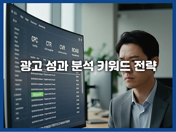 광고 성과 분석 키워드 전략: CPC·CTR·CVR 기반 키워드 포트폴리오 관리법