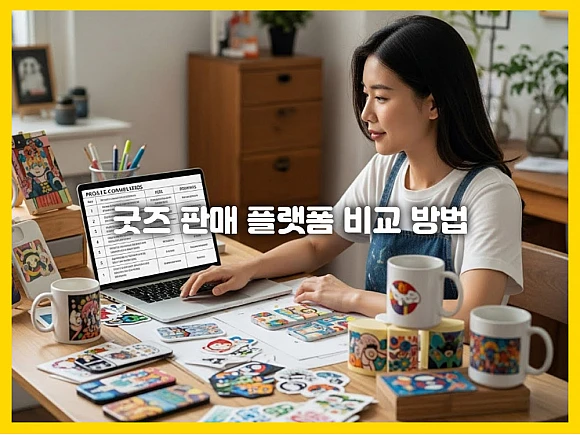 굿즈 제작 플랫폼 선택 요령: 재고 없이 용돈 벌 수 있는 수수료·정산 방식 분석