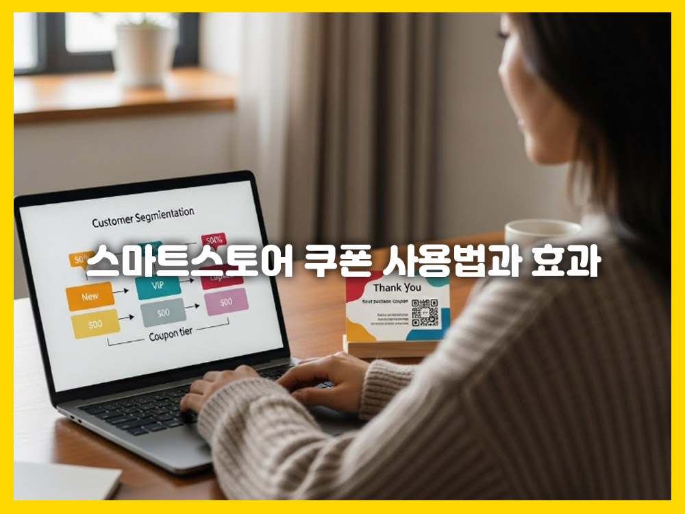 스마트스토어 쿠폰 사용법과 효과: 첫 구매와 재구매율 3배 높이는 쿠폰 설계 전략